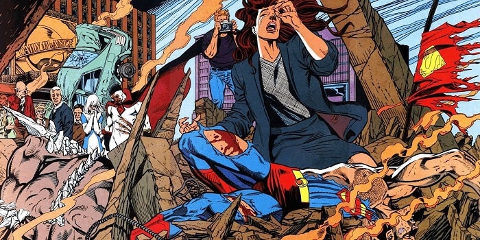 morte di superman fumetti film inediti mai vedremo