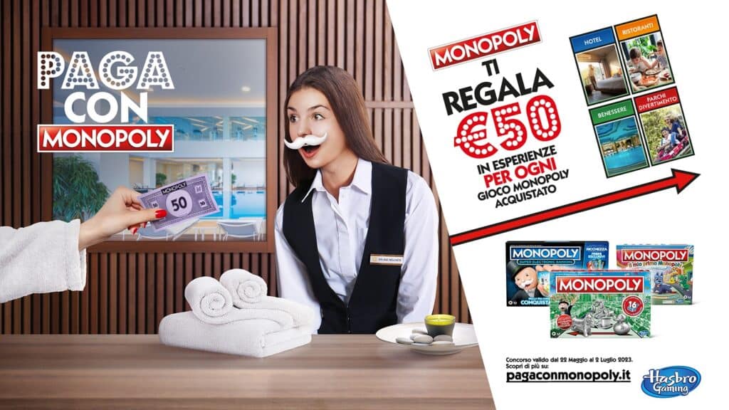Paga con Monopoly un panino a Milano