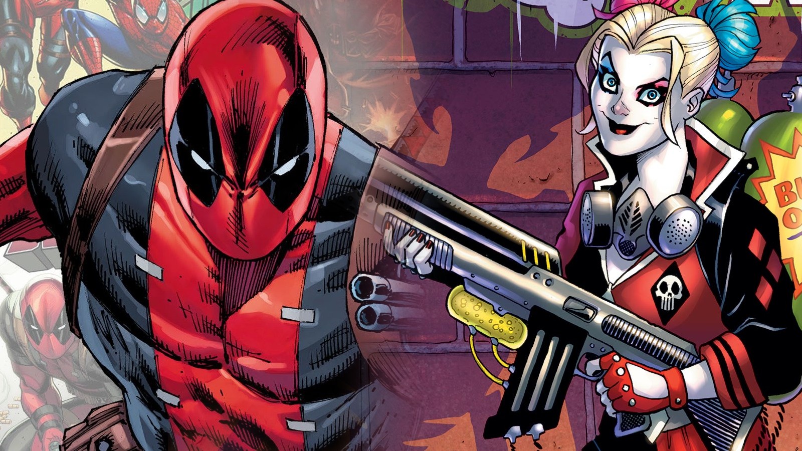 Deadpool e Harley Quinn insieme per beneficenza thumbnail