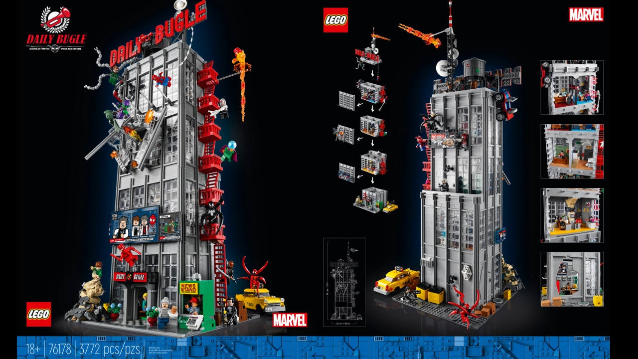 LEGO Daily Bugle di Spider-Man: annunciato ufficialmente il nuovo set Marvel thumbnail