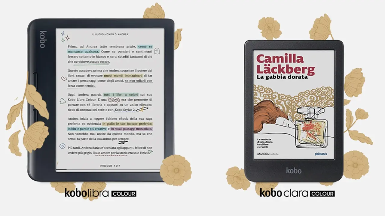 Kobo e Mondadori Store annunciano i "Kobo Colour Days": gli eReader a colori protagonisti thumbnail