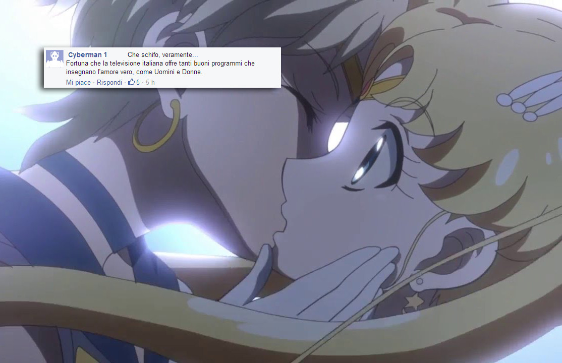 I Dieci peggiori commenti sul bacio lesbo tra Uranus e Sailor Moon thumbnail