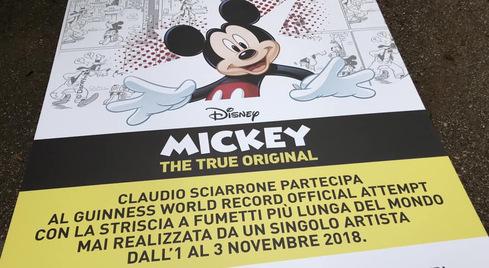 Topolino: a Lucca una striscia da Guinness World Record thumbnail