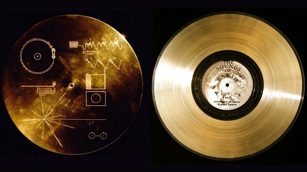 Golden Record, disco da grammofono presente all'interno delle sonde Voyager, pensato per essere ritrovato da forme di vita extraterrestri