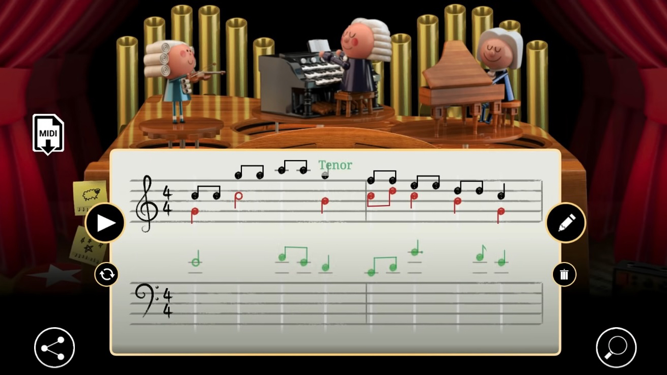 Google celebra Bach con il Doodle che armonizza la tua musica thumbnail