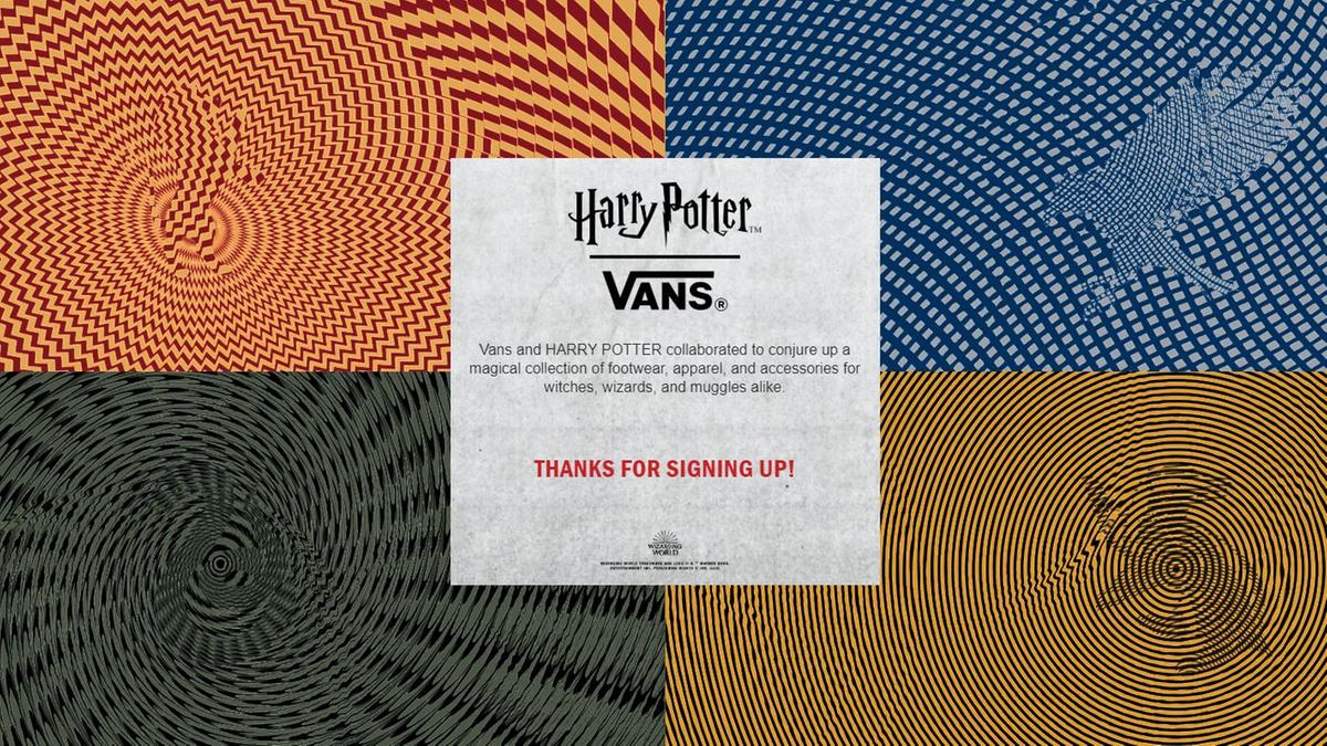 Harry Potter: in arrivo le vans dedicate al mago thumbnail