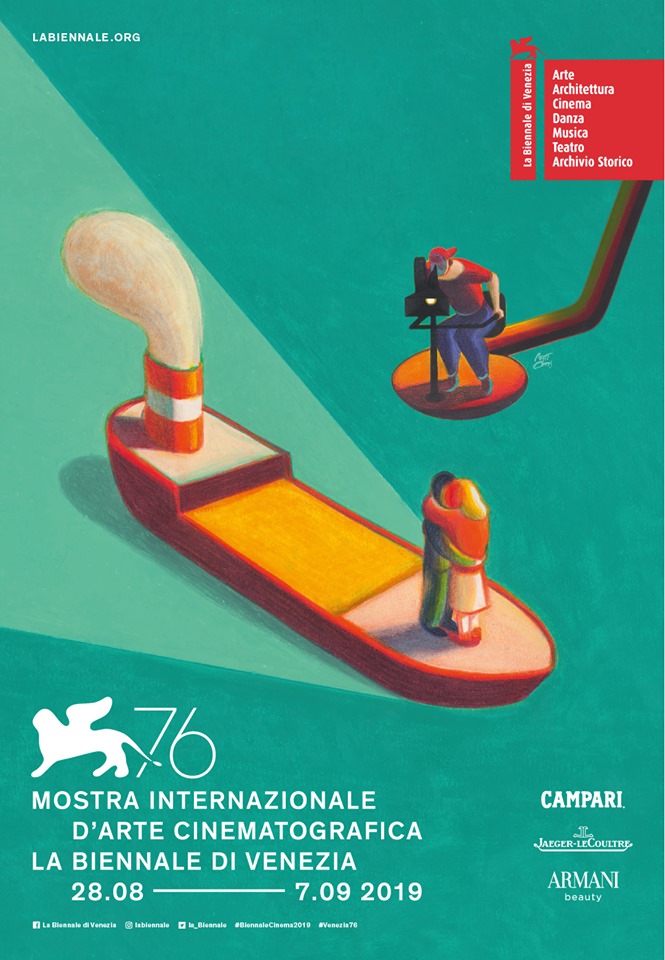 venezia 76 mostra cinema festival poster lorenzo mattotti