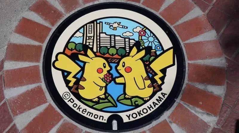 Nuovi tombini a tema Pokémon in Giappone thumbnail