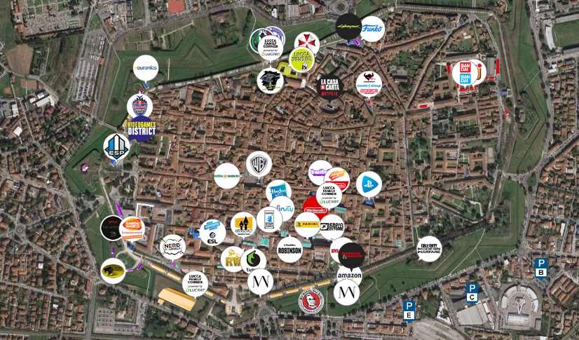 Mappa Lucca 2019