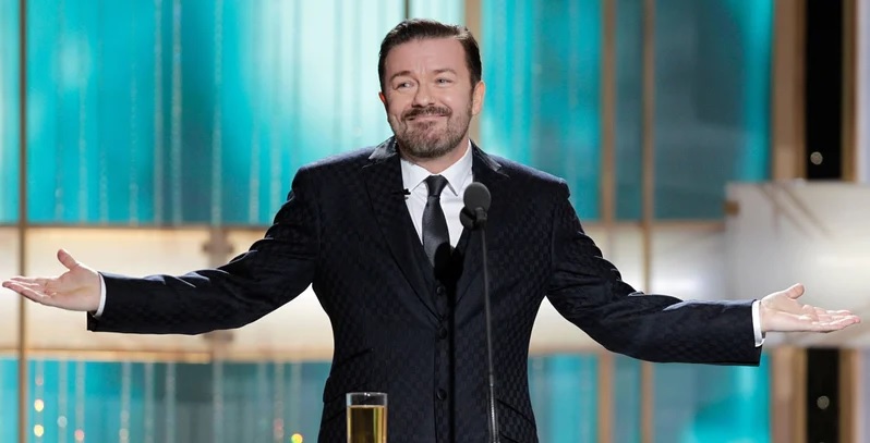 Golden Globes 2020: Ricky Gervais torna per la quinta (e ultima volta) alla conduzione thumbnail