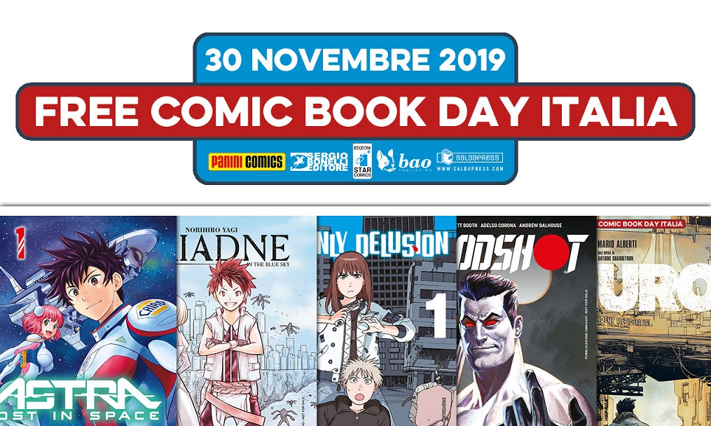 Il 30 novembre torna il Free Comic Book Day thumbnail