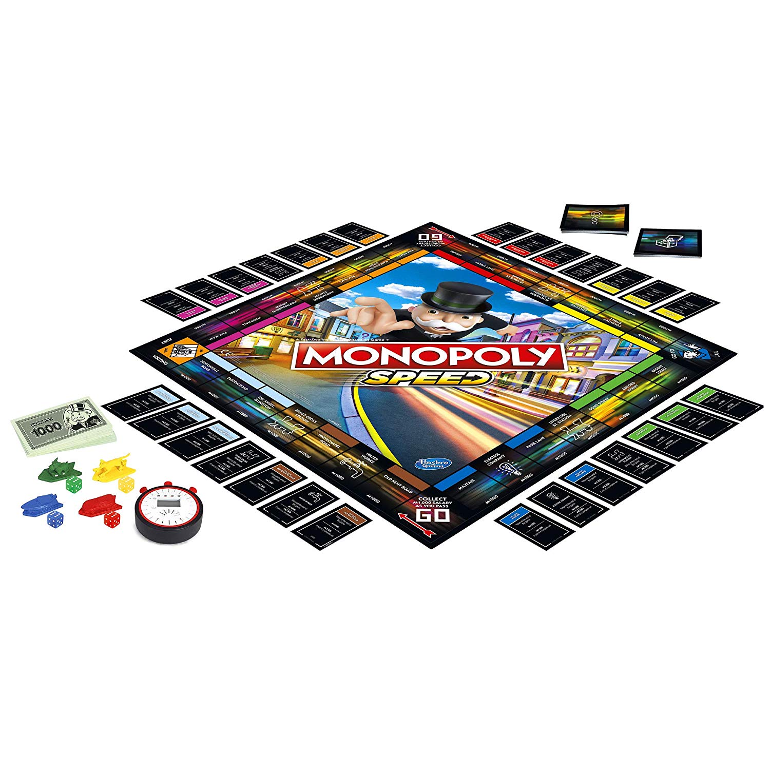 monopoly speed hasbro gaming partite veloci