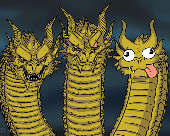 Three Headed Dragons