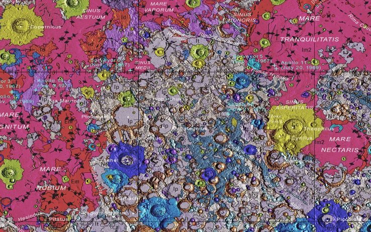La Luna ha finalmente la sua mappa geologica completa thumbnail