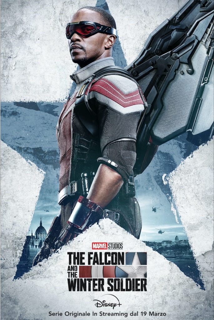 poster personaggio the falcon and the winter soldier sam-min