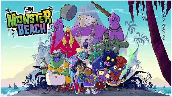 CN Monster Beach Poster