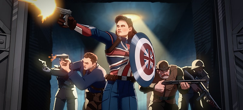 what if marvel recensione captain carter howling commandos