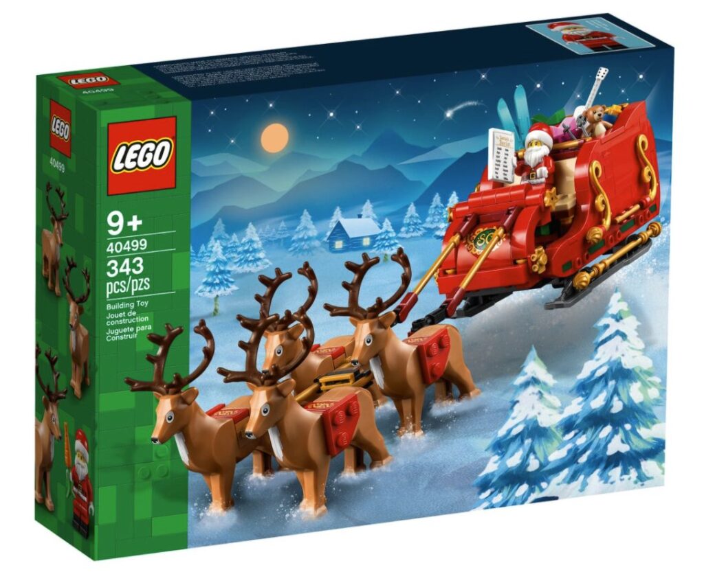 LEGO La Slitta Di Babbo Natale Inside On
