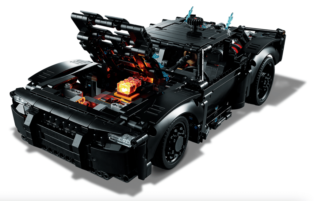 Batmobile LEGO Inside On