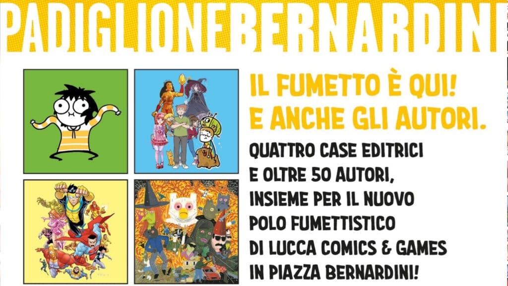 Lucca Comics & Games - Il padiglione Bernardini
