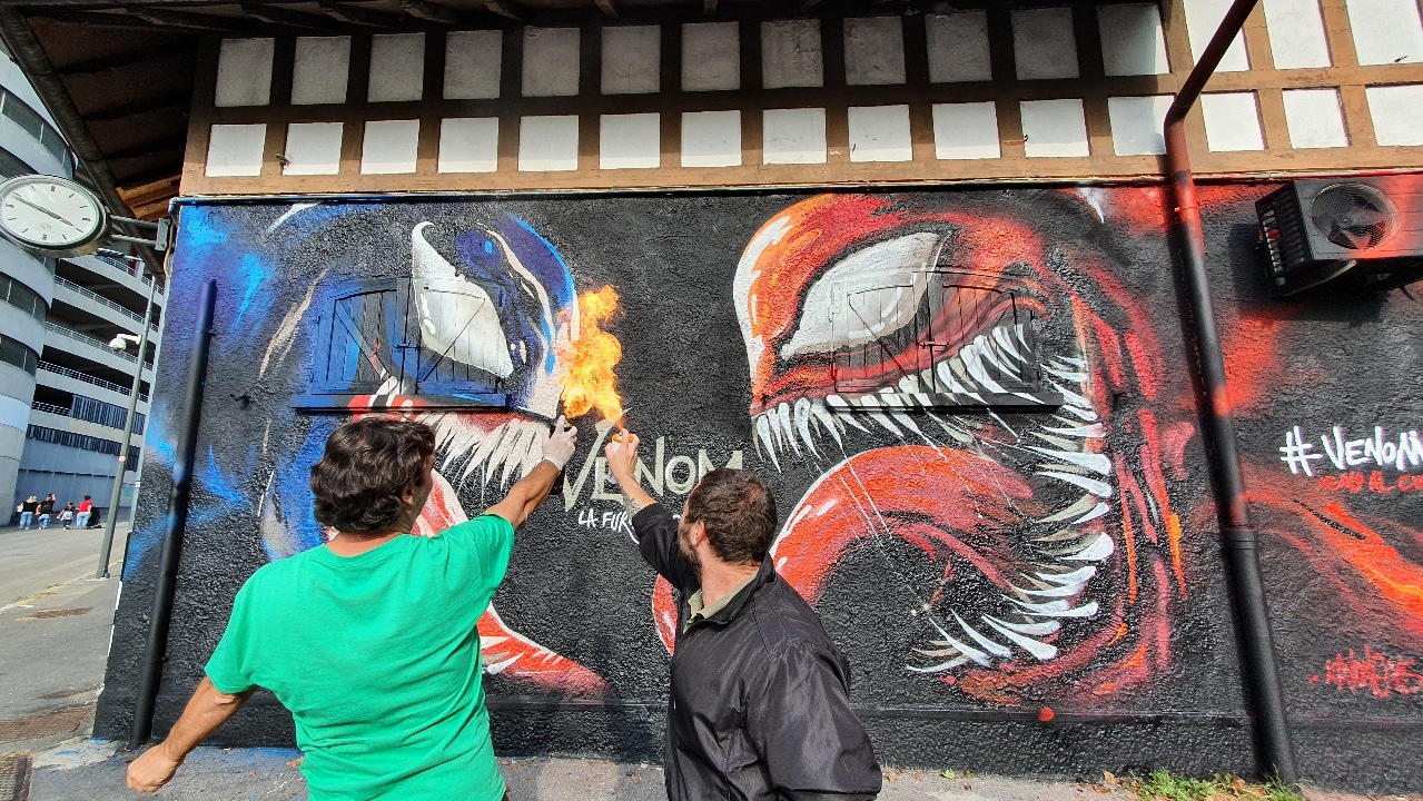 Venom - La furia di Carnage: il murales a San Siro thumbnail