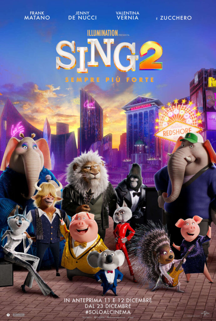 Sing 2 in arrivo al cinema