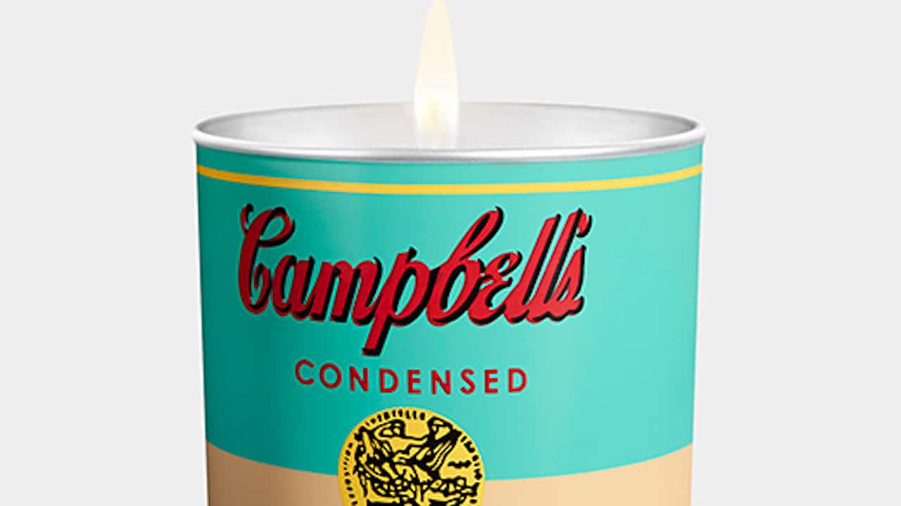 L'iconica zuppa Campbell diventa una candela thumbnail
