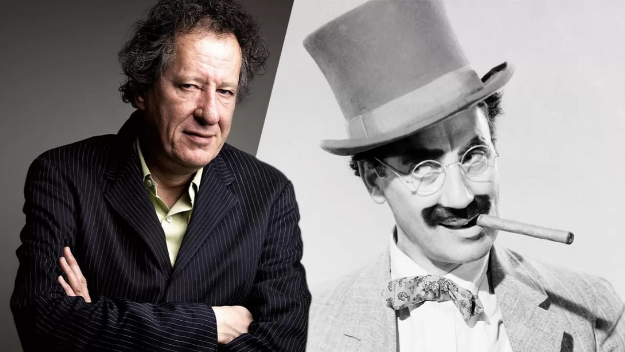 Geoffrey Rush interpreterà Groucho Marx in un biopic thumbnail