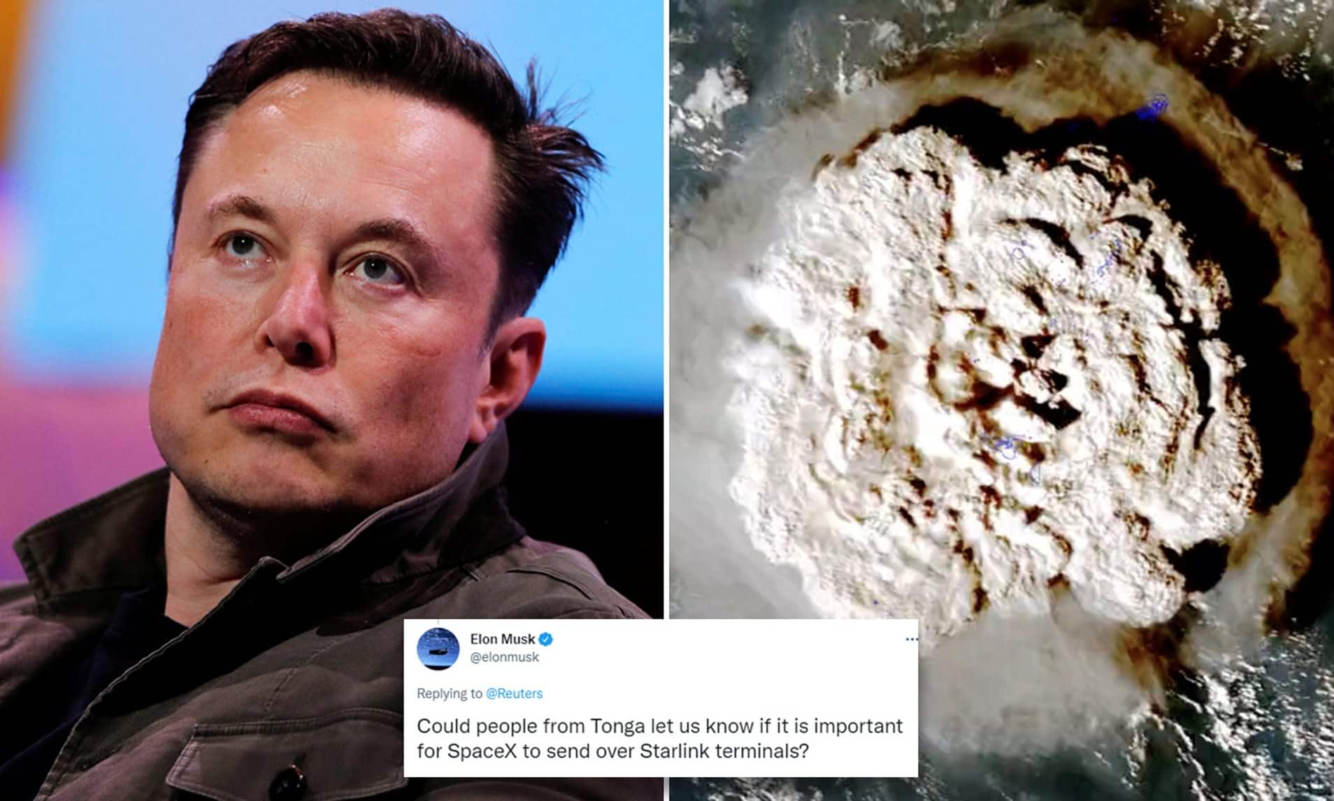 Elon Musk aiuta Tonga dopo l'eruzione che ha devastato il paese thumbnail