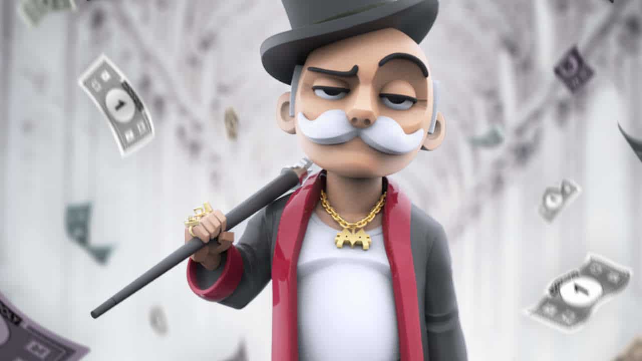 Mr Monopoly Mighty Jaxx - La figure del personaggio (come non l'avete mai visto)! thumbnail