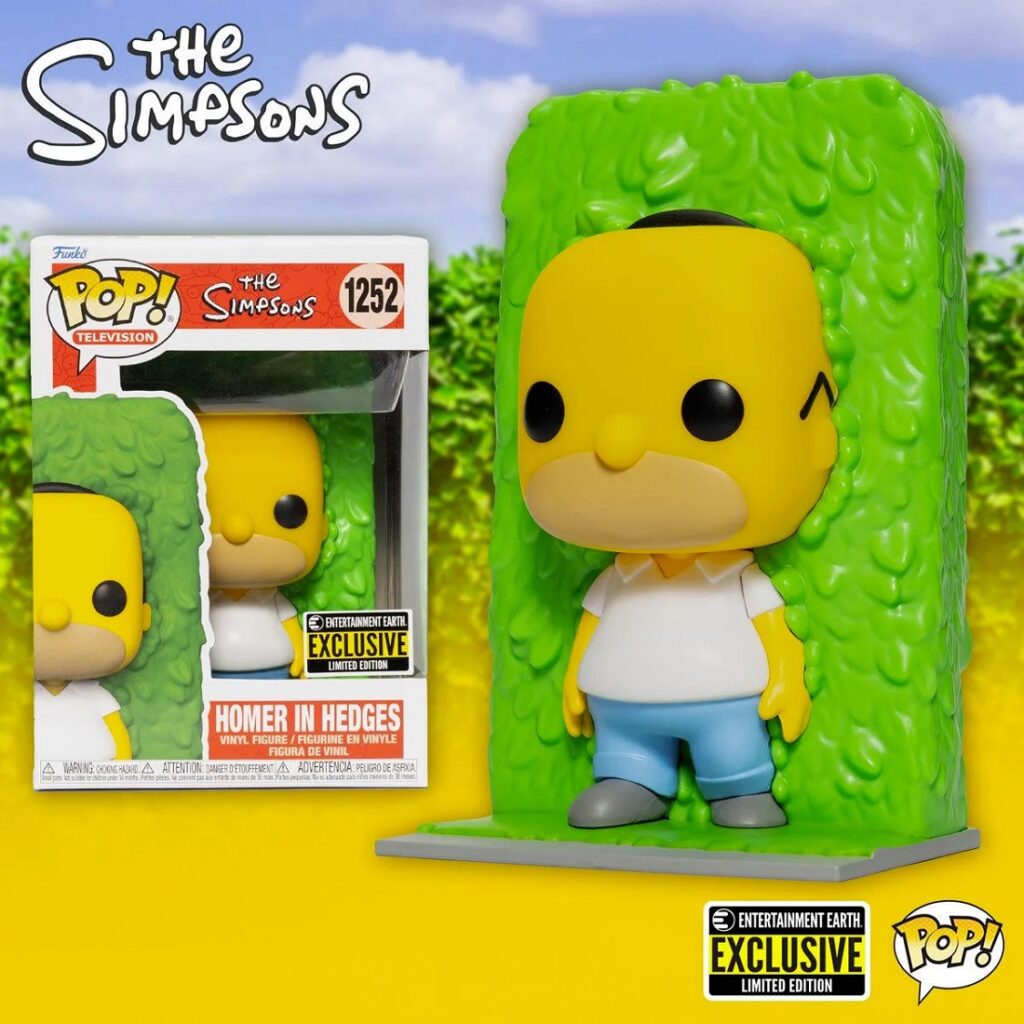 Homer In The Hedges Funko Pop