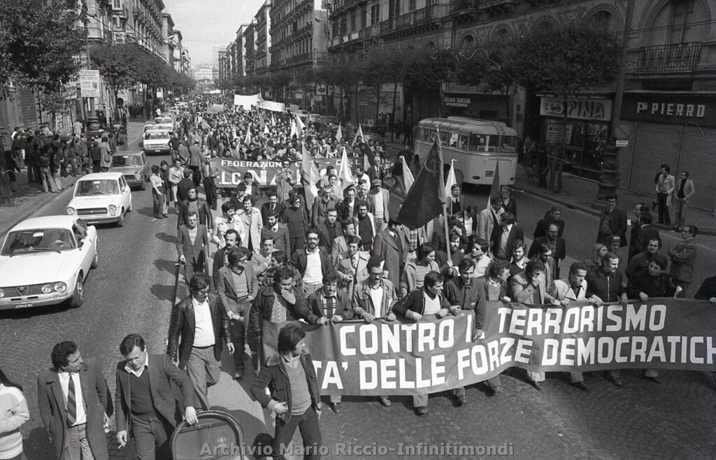 manifestazioni dopo il sequestro di Aldo Moro 