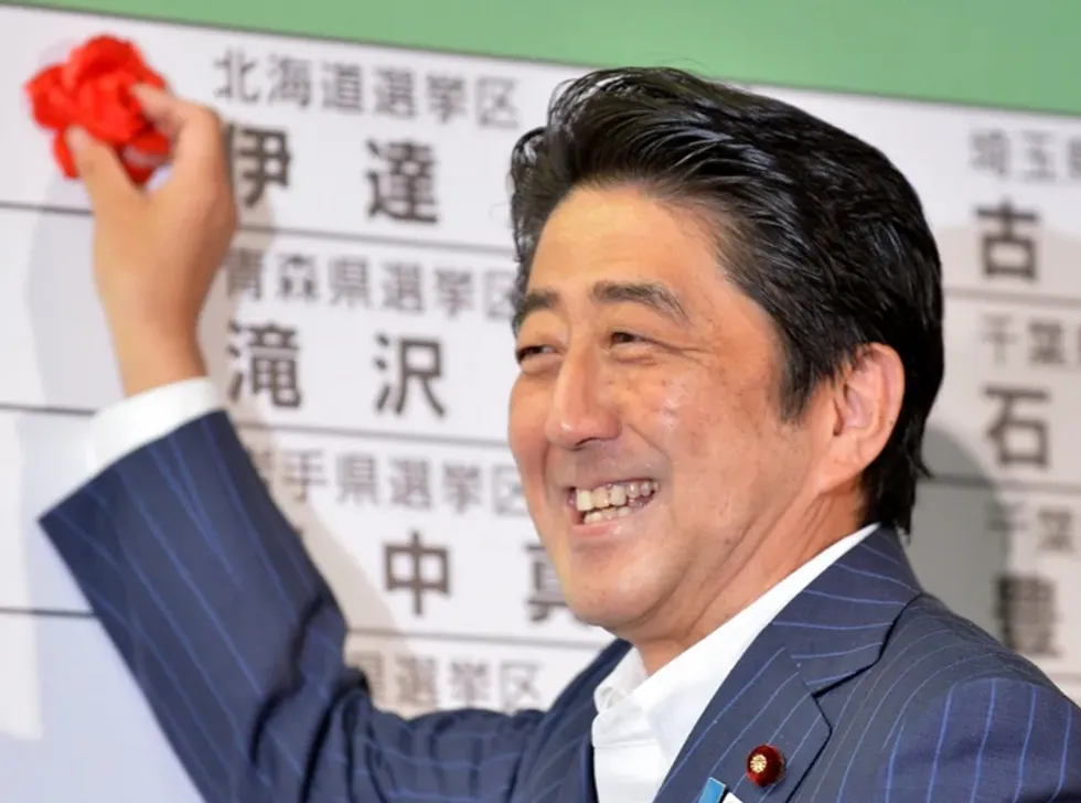 Shinzo Abe ex premier del Giappone