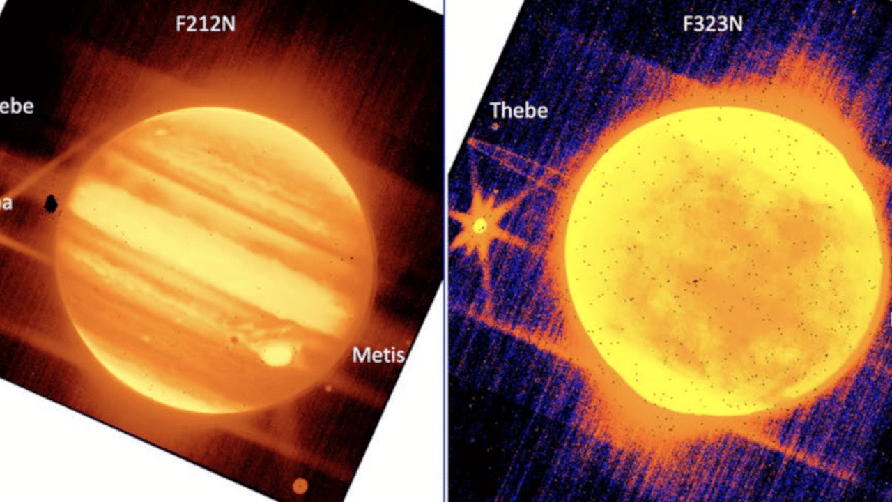 Una nuova foto di Giove dal James Webb Space Telescope thumbnail