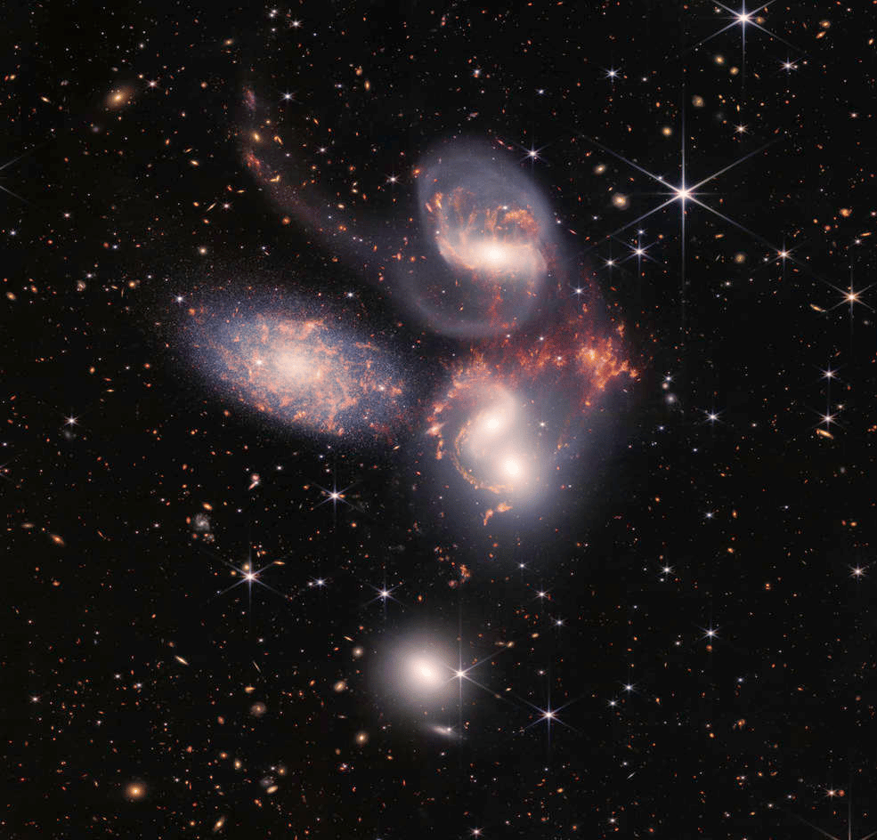James Webb Space Telescope Stephans Quintet