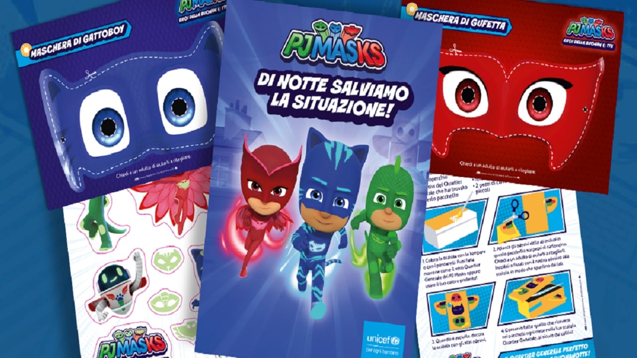 I PJ Masks insieme all’UNICEF Italia per aiutare i bambini più vulnerabili thumbnail