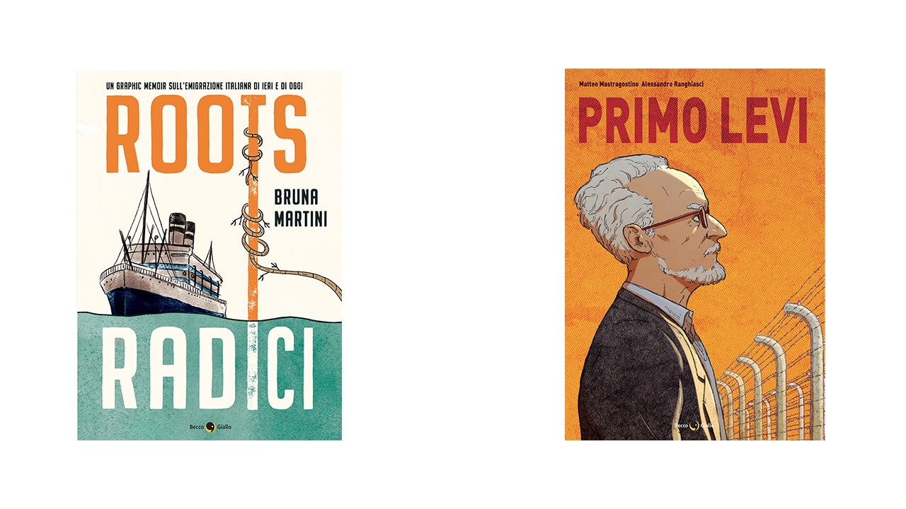 In libreria disponibili "Roots - Radici" e "Primo Levi" con BeccoGiallo thumbnail