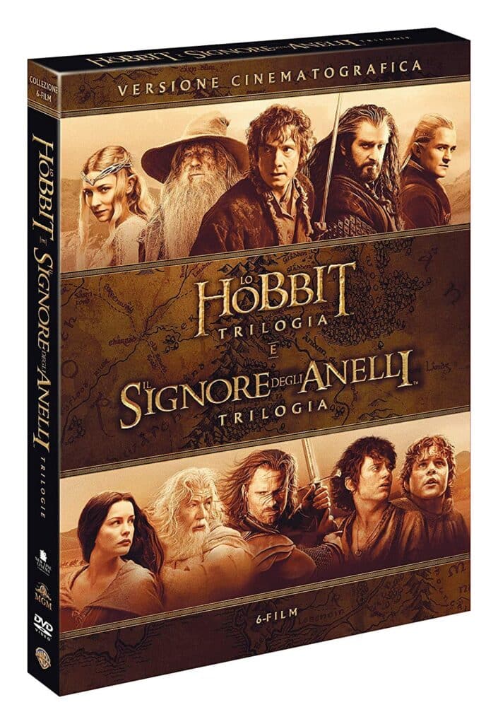 6 DVD Signore Anelli Hobbit