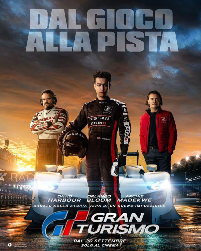 Gran Turismo Film Trailer Poster Uscita