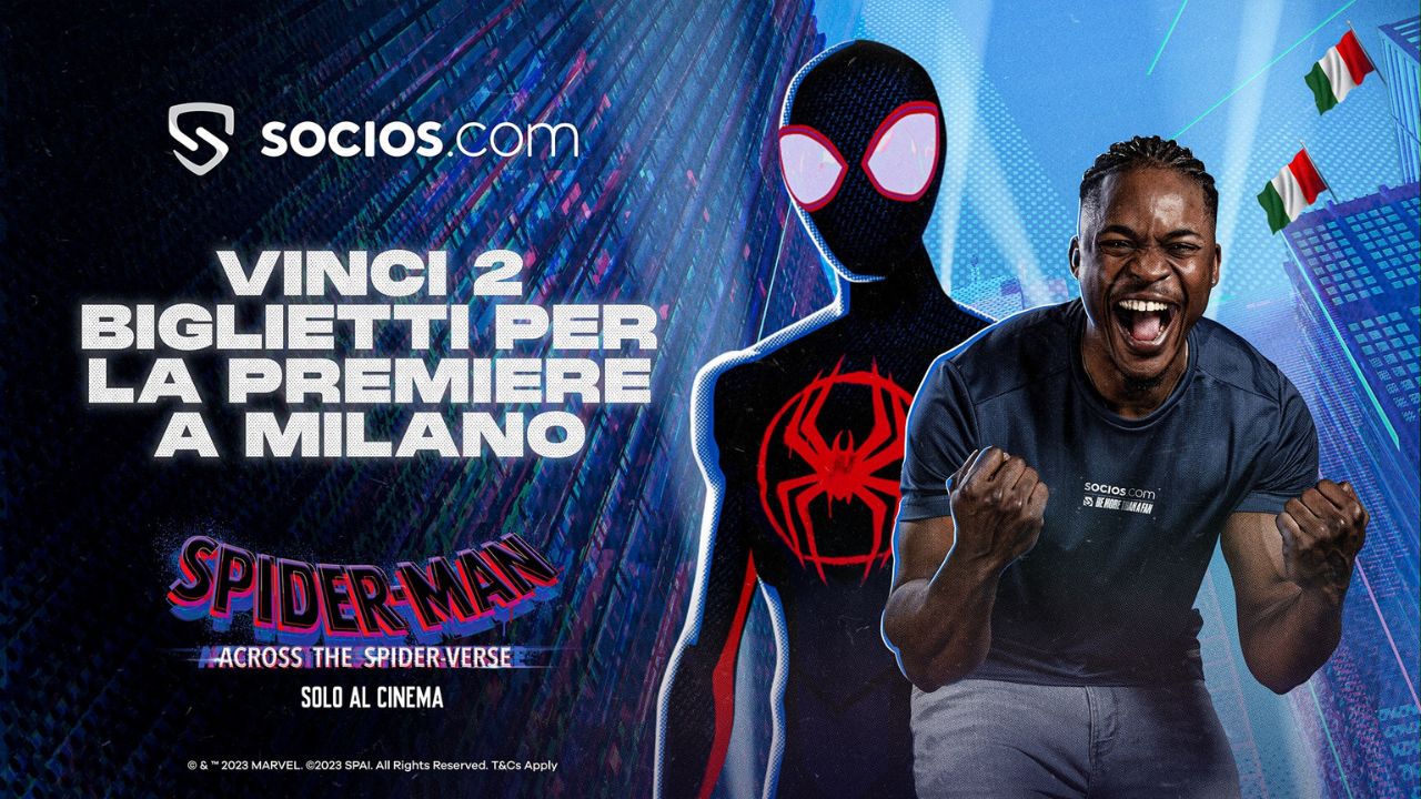 Spider-Man diventa un tifoso di calcio con Socios.com thumbnail