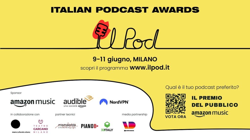 il Pod edizione 2023 italian podcast awards
