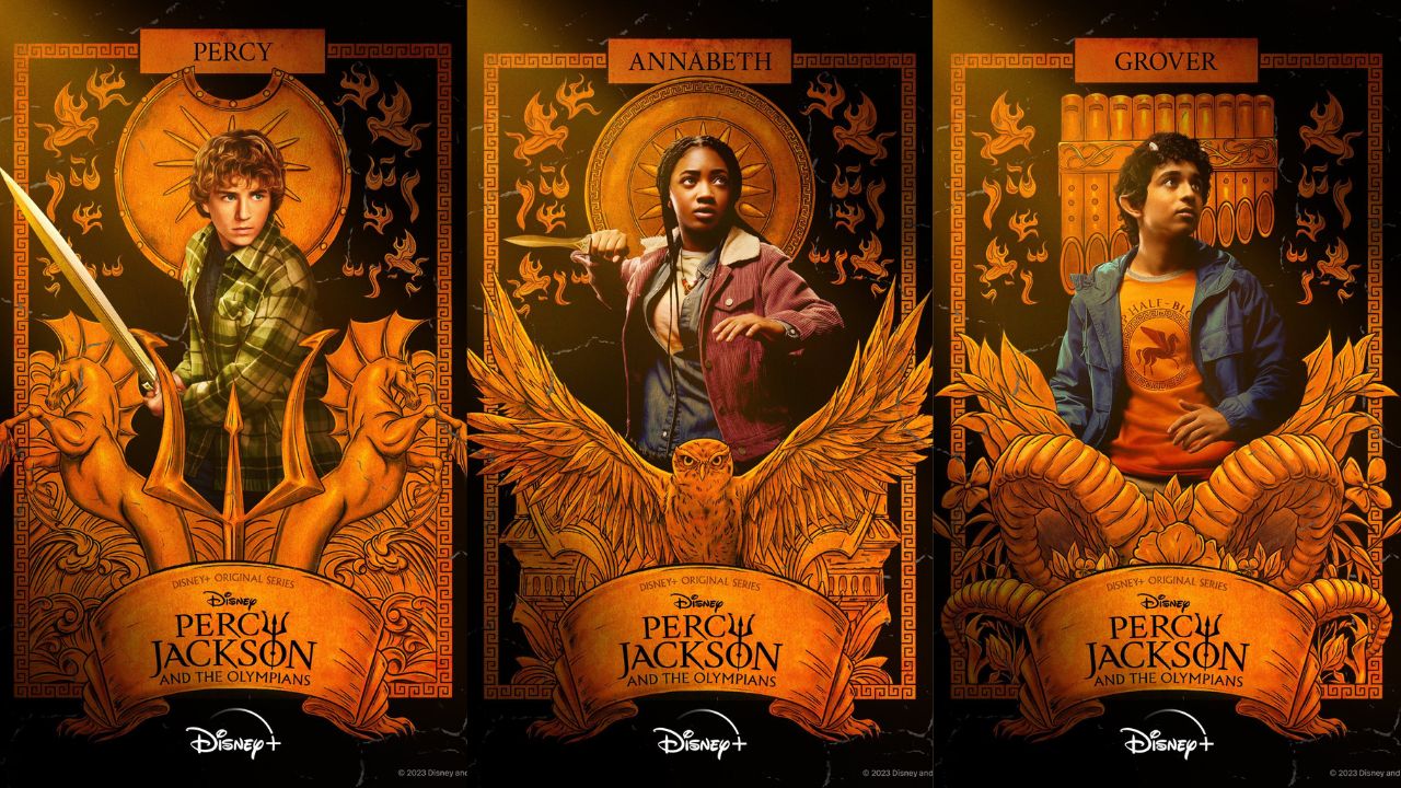 Percy Jackson e gli dei dell’Olimpo: i protagonisti della serie tv in tre nuovi poster thumbnail