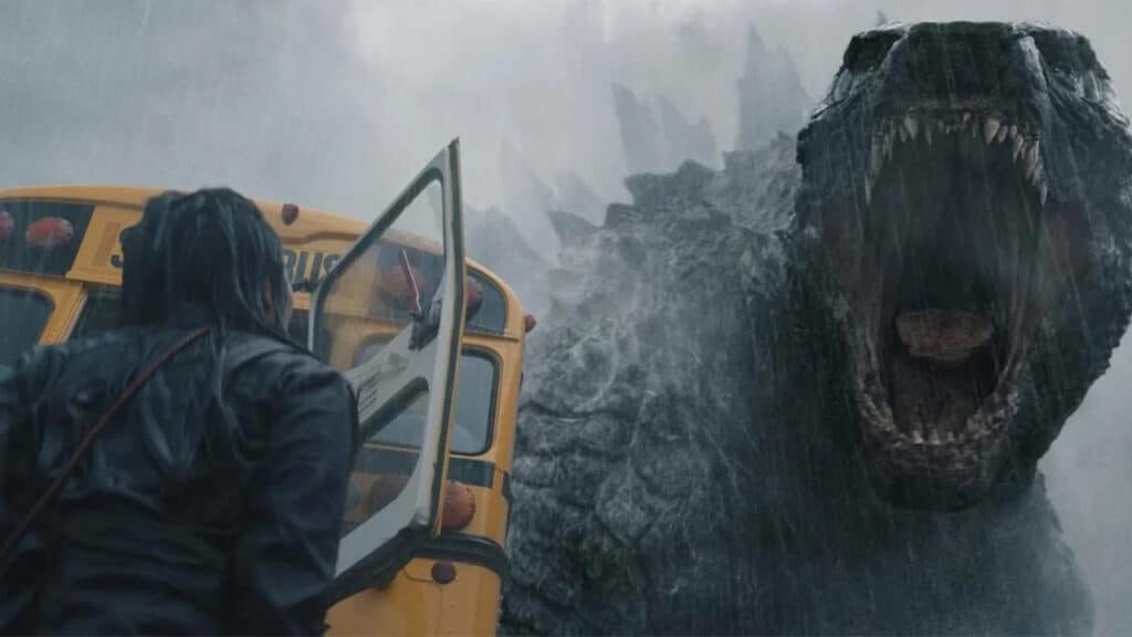 prime immagini di Godzilla