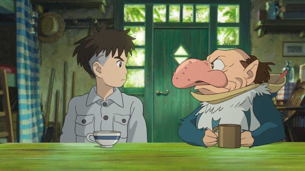 Il ragazzo e l'airone film trailer Miyazaki Ghibli