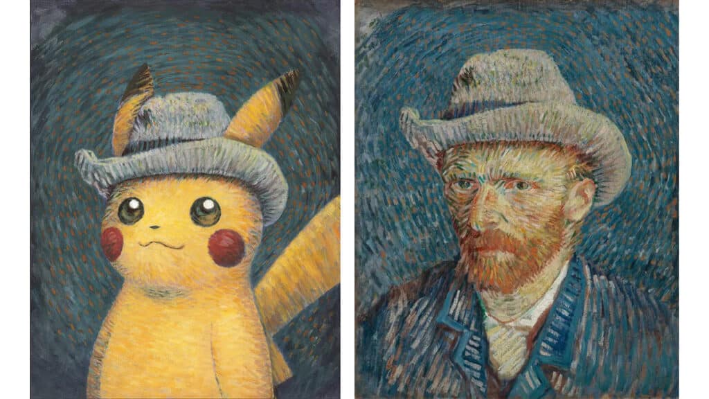 Pokémon x Van Gogh rovinato
