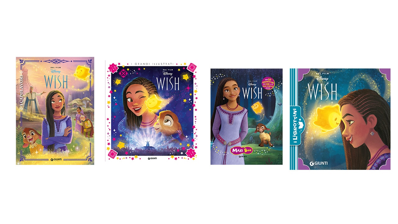 Ecco una serie di prodotti ispirati a Wish: libri, peluche, bambole, LEGO, costumi,... thumbnail