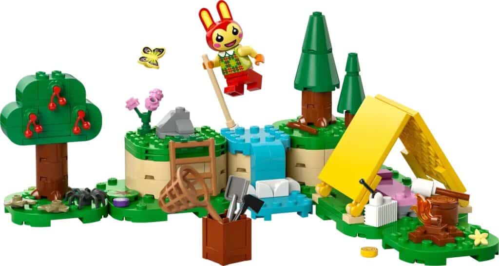 Set LEGO Di Animal Crossing Bunnie In Campeggio
