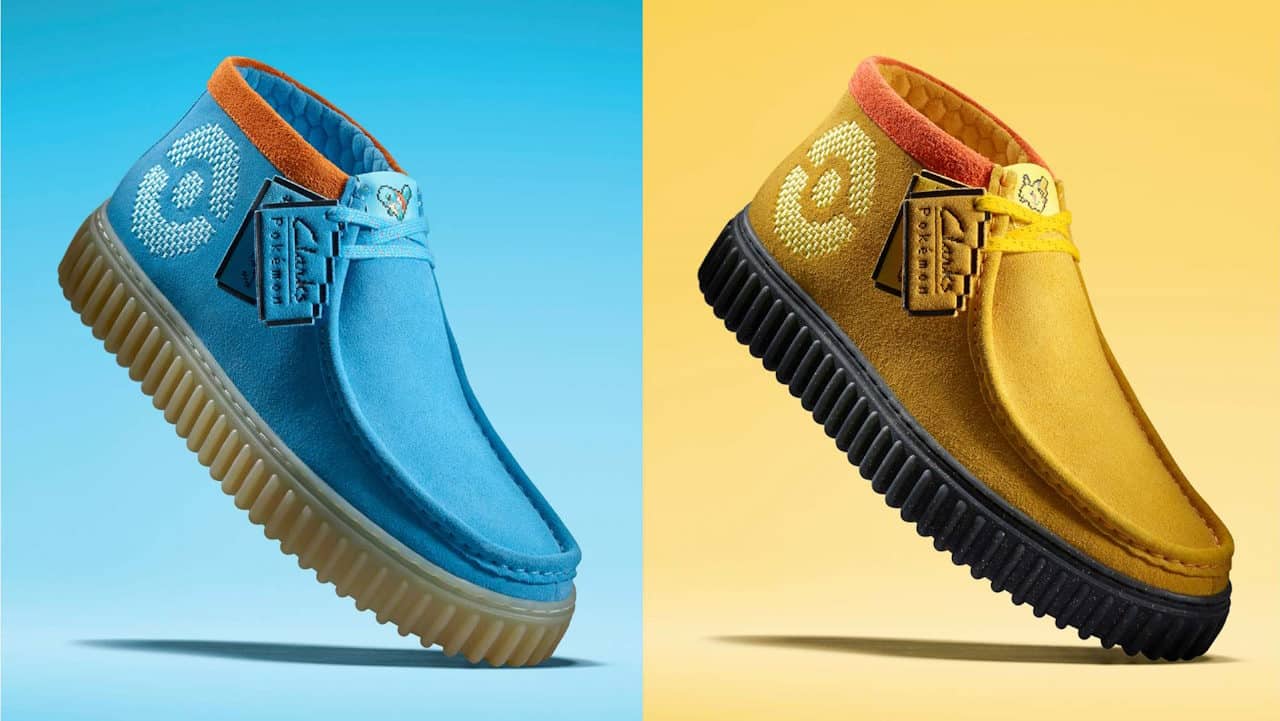 Clarks e Pokémon lanciano la nuova collezione di scarpe Torhill X Pokémon thumbnail
