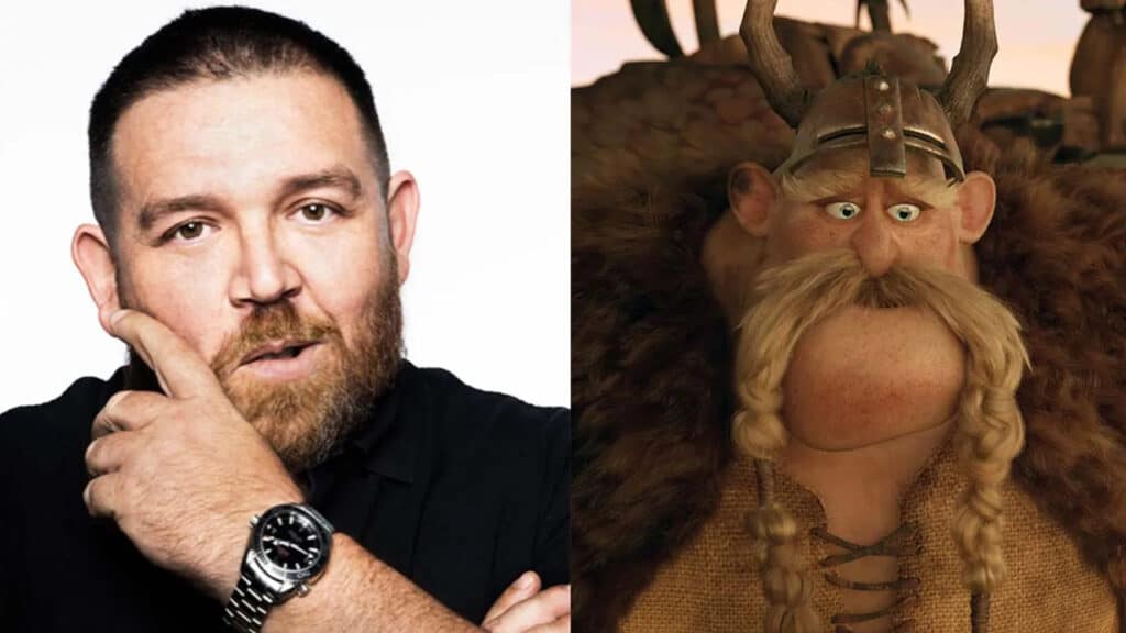 Nick Frost in Dragon Trainer