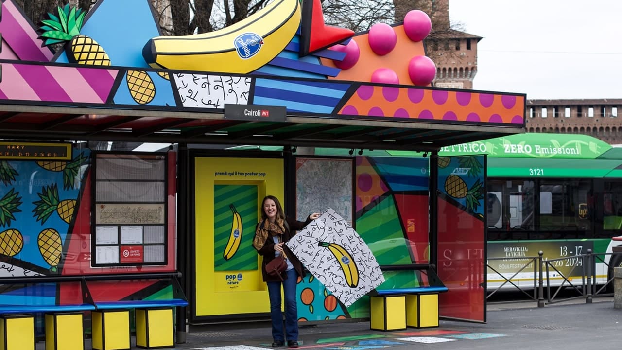 Pop by Nature, la campagna di Chiquita con Romero Britto colora Milano thumbnail